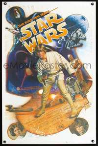 t480 STAR WARS THE FIRST TEN YEARS signed Kilian 1sh movie poster '87