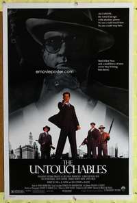t523 UNTOUCHABLES one-sheet movie poster '87 Kevin Costner, Robert De Niro