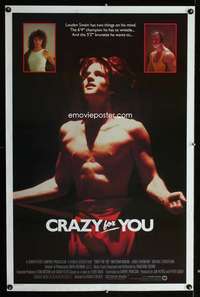 t532 VISION QUEST one-sheet movie poster '85 wrestler Matthew Modine!