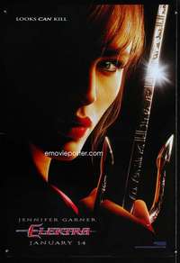 v115 ELEKTRA DS style A teaser one-sheet movie poster '05 Jennifer Garner