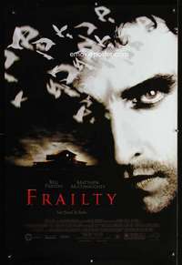 v138 FRAILTY one-sheet movie poster '01 Bill Paxton, Matthew McConaghey