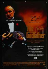 v144 GODFATHER video one-sheet movie poster R97 Francis Ford Coppola classic!