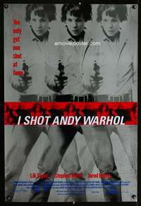 v166 I SHOT ANDY WARHOL one-sheet movie poster '96 Lili Taylor, cool image!