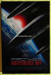 v172 INDEPENDENCE DAY DS advance style B one-sheet movie poster '96 cool!