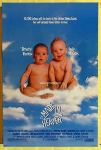 v209 MADE IN HEAVEN one-sheet movie poster '87 Alan Rudolph, cute babies!
