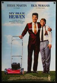 v245 MY BLUE HEAVEN one-sheet movie poster '90 Steve Martin, Rick Moranis