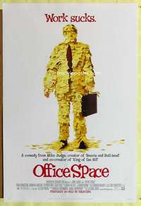 v258 OFFICE SPACE style A advance one-sheet movie poster '99 Mike Judge