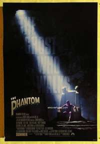 v265 PHANTOM advance one-sheet movie poster '96 Zane, the ghost who walks!