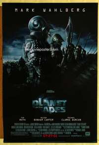 v271 PLANET OF THE APES DS style C advance one-sheet movie poster '01