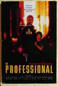 v281 PROFESSIONAL DS one-sheet movie poster '94 Leon,Luc Besson,Jean Reno