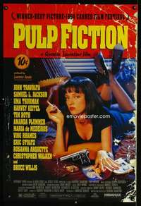 v283 PULP FICTION one-sheet movie poster '94 Uma Thurman, Quentin Tarantino