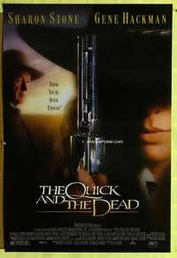 v284 QUICK & THE DEAD one-sheet movie poster '95 Sharon Stone, Crowe