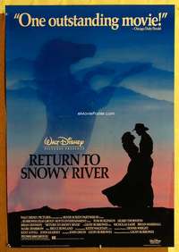 v211 MAN FROM SNOWY RIVER 2 video one-sheet movie poster '88 Tom Burlinson
