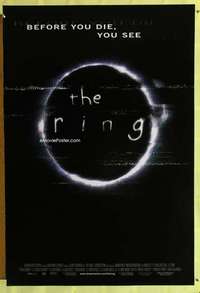 v295 RING DS one-sheet movie poster '02 Ringu, Gore Verbinski