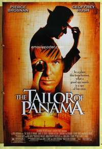 v351 TAILOR OF PANAMA one-sheet movie poster '01 Pierce Brosnan, Rush