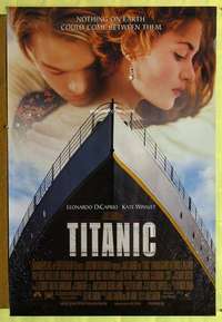 v363 TITANIC SS one-sheet movie poster '97 Leonardo DiCaprio, Kate Winslet