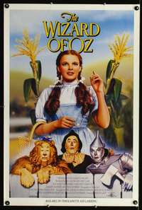 v393 WIZARD OF OZ video one-sheet movie poster R92 cool different image!