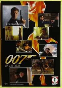 v395 WORLD IS NOT ENOUGH commercial movie poster '99 James Bond