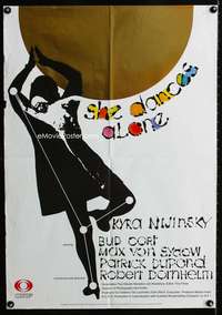 w092 SHE DANCES ALONE Austrian export movie poster '81 cool art!
