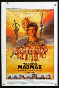 w194 MAD MAX BEYOND THUNDERDOME Belgian movie poster '85 Amsel art!