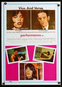 w142 PERFORMANCE English commercial reproduction movie poster R90s