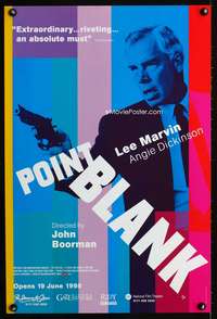 w139 POINT BLANK English double crown movie poster R98 Lee Marvin