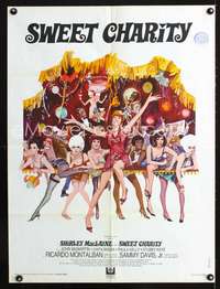 w252 SWEET CHARITY French 23x32 movie poster '69 different artwork!