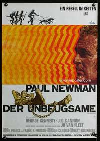 w041 COOL HAND LUKE German movie poster '67 Newman by Rolf Goetze!