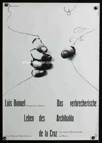 w042 CRIMINAL LIFE OF ARCHIBALDO DE LA CRUZ German movie poster '55