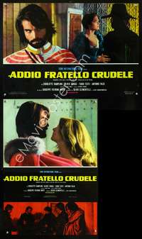 w325 ADDIO FRATELLO CRUDELE 2 Italian photobusta movie posters '71