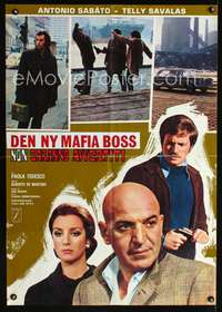 w382 CRIME BOSS Italian lrg photobusta movie poster '76 Telly Savalas