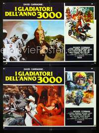 w333 DEATHSPORT 2 Italian photobusta movie posters '78 David Carradine