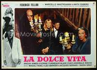 w366 LA DOLCE VITA Italian photobusta movie poster '61 Fellini