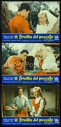 w318 RESTLESS YEARS 3 Italian photobusta movie posters '58 Sandra Dee