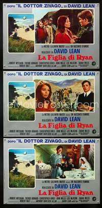 w319 RYAN'S DAUGHTER 3 Italian photobusta movie posters '70 David Lean