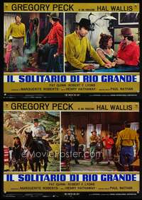 w351 SHOOT OUT 2 Italian photobusta movie posters '71 Gregory Peck