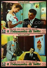 w353 TENDER TRAP 2 Italian photobusta movie posters '55 Frank Sinatra