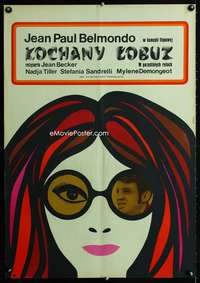 w517 TENDER SCOUNDREL Polish 23x33 movie poster '66 cool Hibner art!