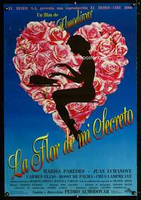 w148 FLOWER OF MY SECRET Spanish movie poster '95 Pedro Almodovar