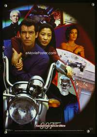 w119 TOMORROW NEVER DIES teaser Aust 12x17 movie poster '97 James Bond