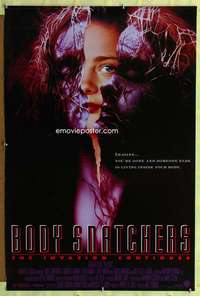 y083 BODY SNATCHERS DS one-sheet movie poster '93 The Invasion Continues!