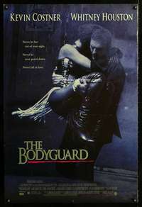 y084 BODYGUARD DS one-sheet movie poster '92 Kevin Costner,Whitney Houston