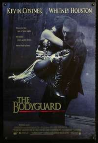 y085 BODYGUARD SS one-sheet movie poster '92 Kevin Costner,Whitney Houston
