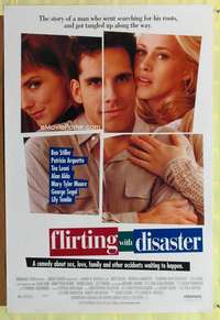 y217 FLIRTING WITH DISASTER one-sheet movie poster '96 Stiller, Arquette