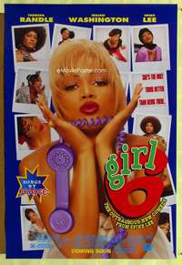 y242 GIRL 6 advance one-sheet movie poster '96 Spike Lee, Six is for Sex!