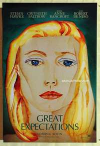 y257 GREAT EXPECTATIONS DS teaser one-sheet movie poster '98 cool art!