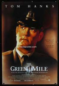 y259 GREEN MILE DS advance one-sheet movie poster '99 Stephen King, Tom Hanks