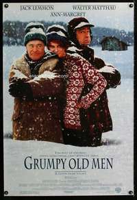 y261 GRUMPY OLD MEN one-sheet movie poster '93 Matthau, Lemmon, Ann-Margret