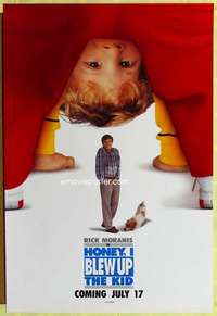 y278 HONEY I BLEW UP THE KID DS teaser one-sheet movie poster '92 Moranis