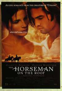 y279 HORSEMAN ON THE ROOF DS one-sheet movie poster '95 Juliette Binoche